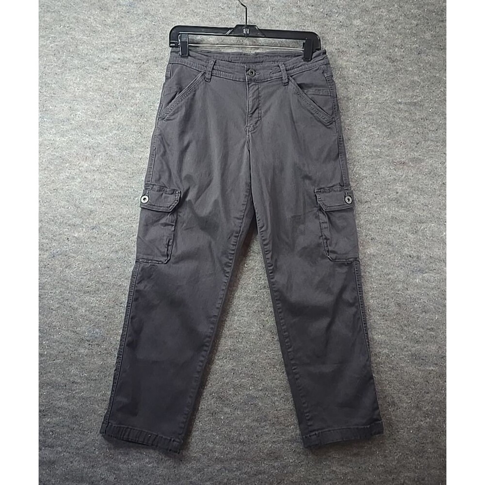 Kuhl Kultivatr Kargo Crop Hiking Pants Womens Size 6R Pant Straight Leg Gray